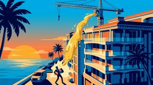 Delivery Driver Claims Crane Operator Dumped Urine on Him at Fisher Island Construction Site