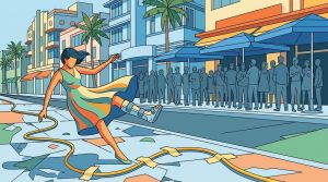 Pennsylvania Woman Sues Ocean Drive Restaurant, Alleging Duct-Taped Extension Cord and Crowded Sidewalk Led to Shattered Ankle