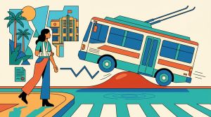 Woman Sues Miami Beach, Alleging Trolley Bus Hit a Bump and Injured Her on Washington Avenue