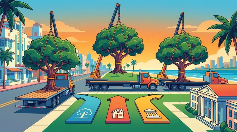 City Weighs Options for Relocating First Street Oak Trees