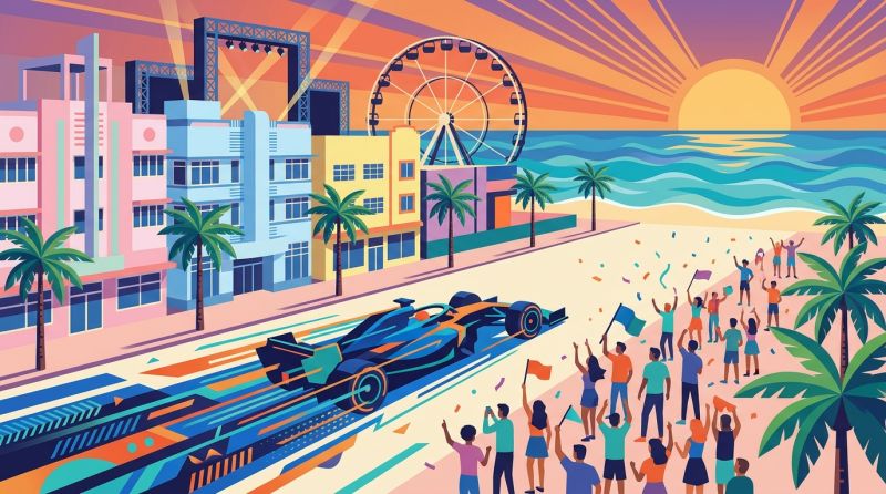 Formula 1 Crypto.com Miami Grand Prix Hosts Free Fan Fest on Ocean Drive