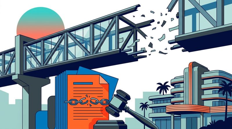 Miami Steel Fabricator Sues Fontainebleau Over Unpaid $1.88M Pedestrian Bridge Contract