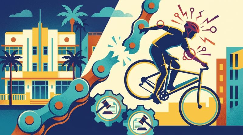 Miami Beach Man Sues Citi Bike Operator and French Manufacturer After Cycling Accident Left Him with 18 Open Wounds and Severe Concussion