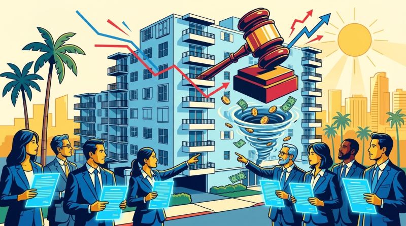 Nine Collins Towers Condo Owners Sue Association Over Allegedly Invalid Assessments and Board Elections