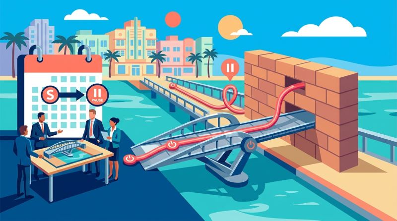 5th Street Pedestrian Bridge Hits Another Wall as Committee Defers Decision to September