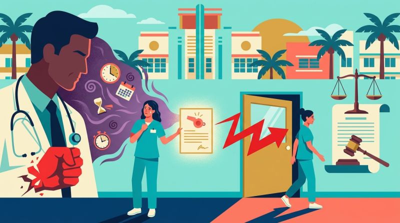 Doctor Sued for Punching Employee, Sexual Harassment, and Retaliatory Firing After Police Report
