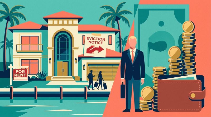 Palm Island Landlord Seeks Eviction Over $175K in Unpaid Rent at Exclusive Miami Beach Address