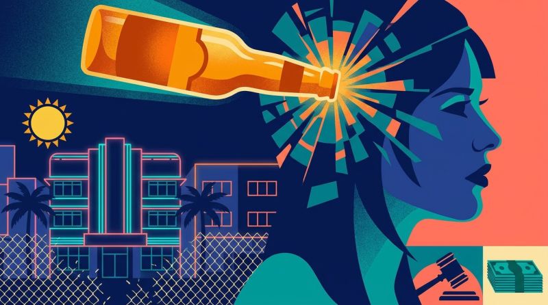 Woman Struck with Beer Bottle at Miami Beach's Mona Club Sues Venue Over Inadequate Security