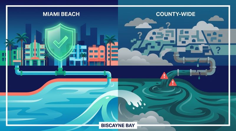 Miami Beach Earns Top Stormwater Grade as County-Wide Compliance Gaps Threaten Biscayne Bay