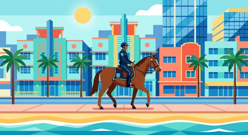City Considers Establishing Mounted Police Patrol Unit
