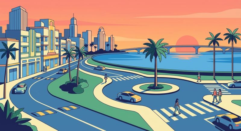 City Considers Traffic Calming Measures for Sunset Islands