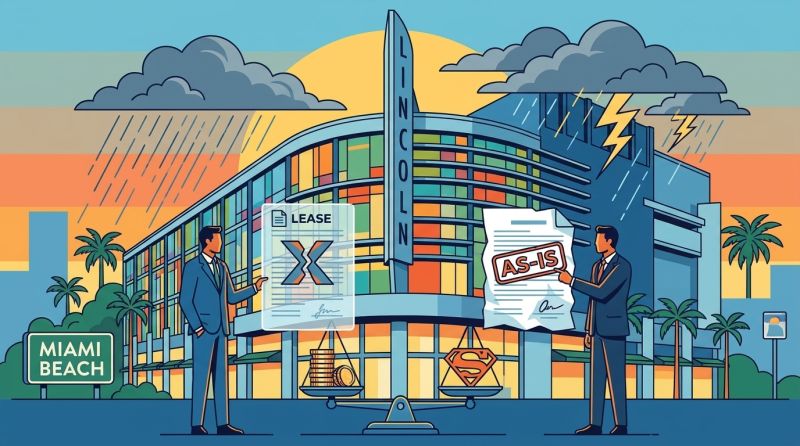 Landlord Narrows Defense in Lincoln Road Museum Fight, Leans on "As-Is" Lease Clause