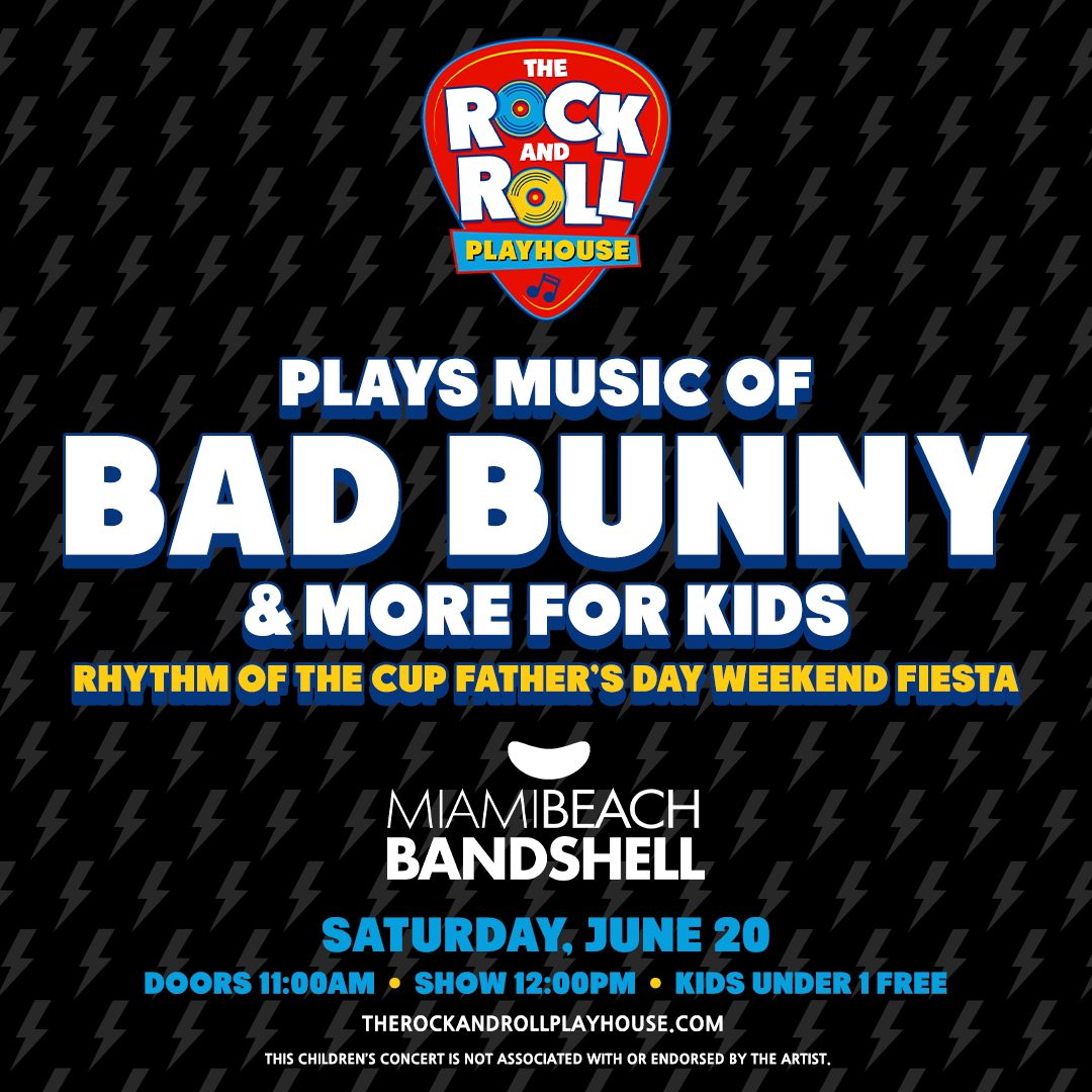 The Rock and Roll Playhouse: Music of Bad Bunny + More for Kids.