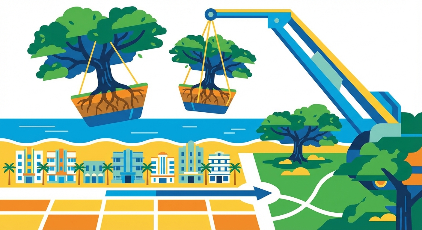 City to Consider Relocation Plan for First Street Oak Trees